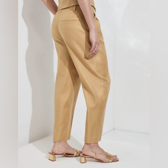 RW&CO High-Rise Straight-Leg Linen Pant - Picture 3 of 11